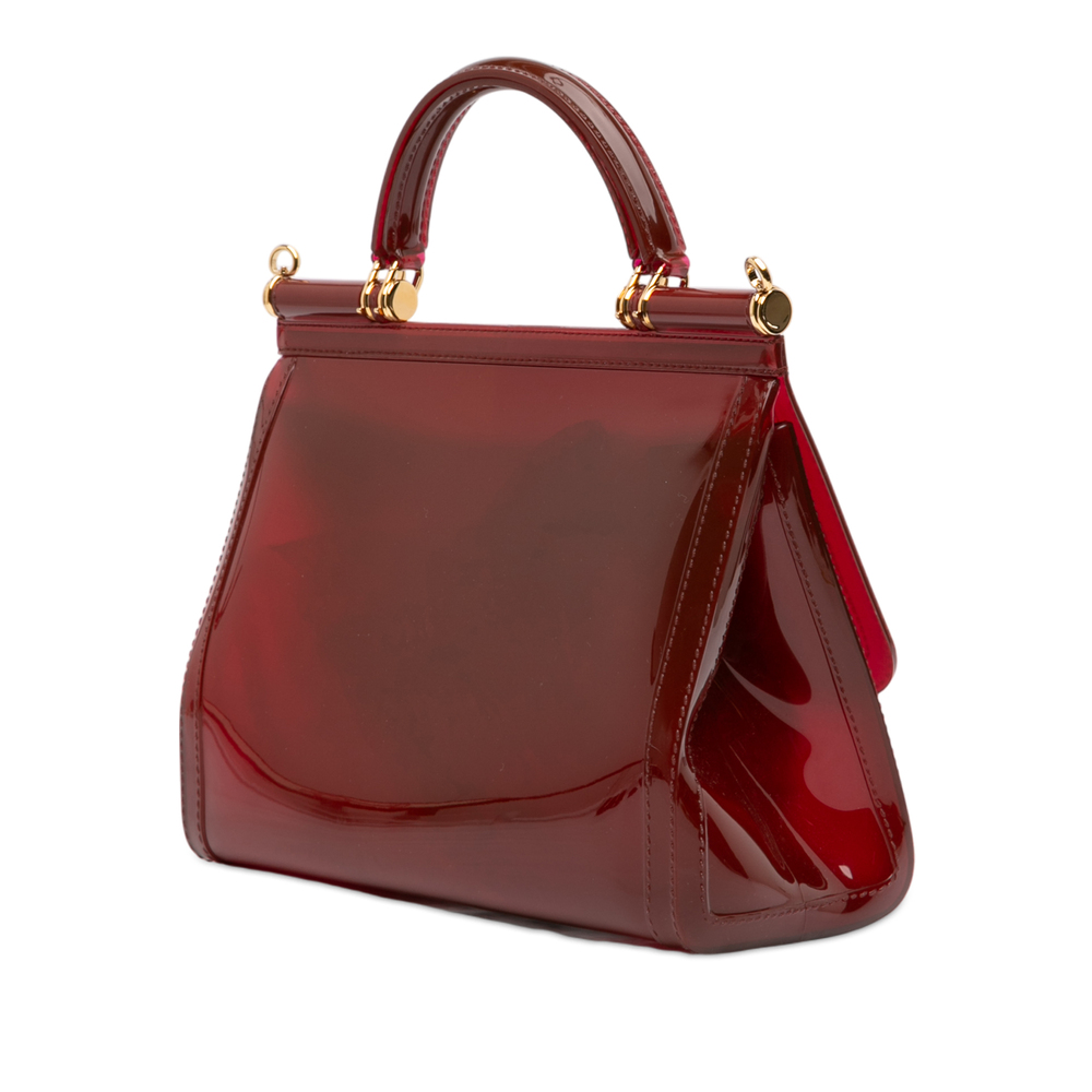 Pre-Loved Dolce & Gabbana Medium PVC Miss Sicily Satchel - Picture 2 of 10